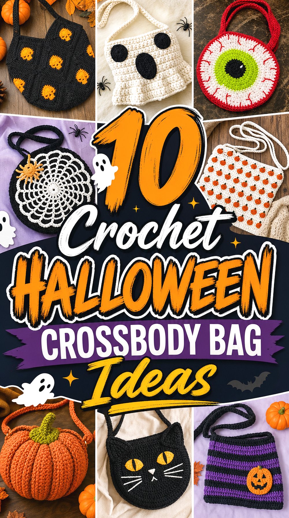 Crochet Halloween Crossbody Bag Ideas