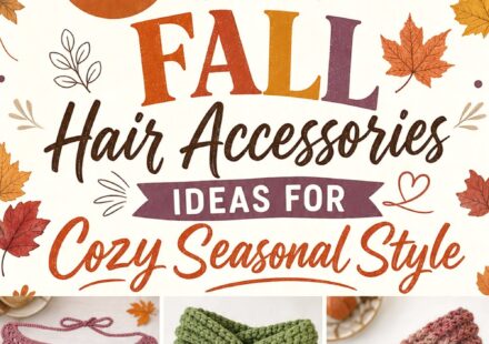 Crochet Fall Hair Accessories Ideas for Cozy Seasonal Style