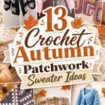 Crochet Autumn Patchwork Sweater Ideas