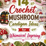 Crochet Mushroom Cardigan Ideas for Whimsical Layering