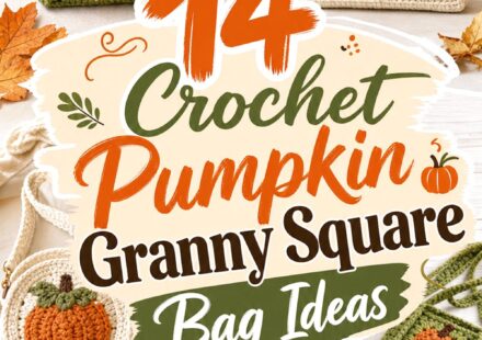 Crochet Pumpkin Granny Square Bag Ideas