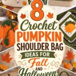 Crochet Pumpkin Shoulder Bag Ideas for Fall and Halloween