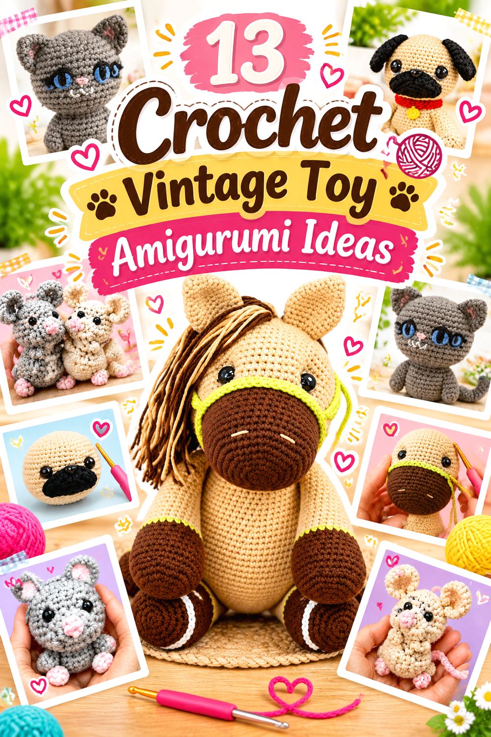 Crochet Vintage Toy Amigurumi Ideas
