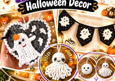 Crochet Ghost Bunting Ideas for Spooky Handmade Halloween Decor