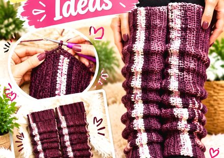 Crochet Wool Leg Warmer Ideas