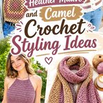 14 Heather Mauve and Camel Crochet Styling Ideas