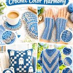 15 Cool Blue and Soft Gray Crochet Color Harmony
