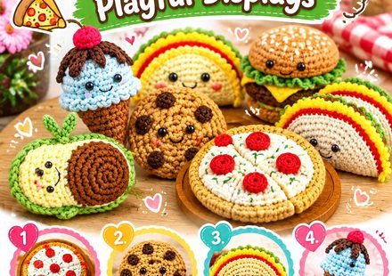 Crochet Mini Food Amigurumi Ideas for Tiny Treats and Playful Displays