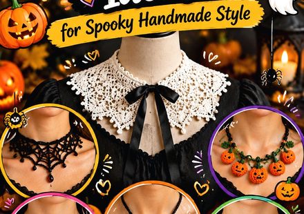 Crochet Halloween Necklace Ideas for Spooky Handmade Style