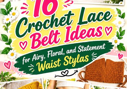 Crochet Lace Belt Ideas for Airy, Floral, and Statement Waist Styles