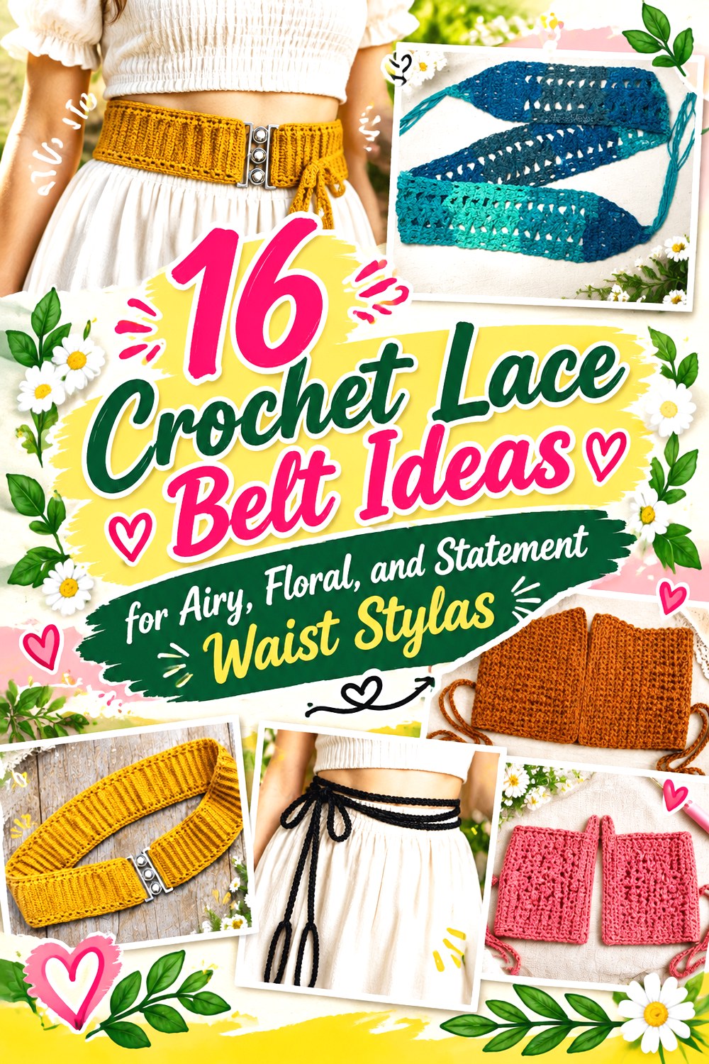 Crochet Lace Belt Ideas for Airy, Floral, and Statement Waist Styles