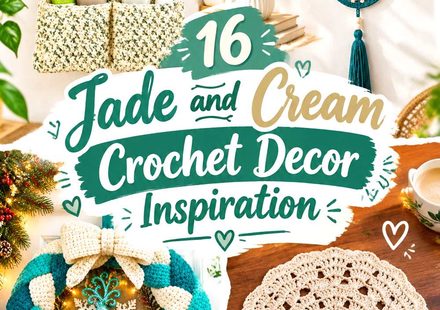 16 Jade and Cream Crochet Decor Inspiration