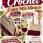 17 Oxblood and Warm Beige Crochet Color Mix Ideas