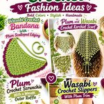 18 Wasabi and Plum Crochet Fashion Ideas