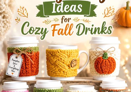 Crochet Pumpkin Spice Mug Cozy Ideas for Cozy Fall Drinks