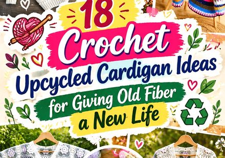 Crochet Upcycled Cardigan Ideas for Giving Old Fiber a New Life