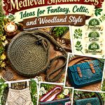 Crochet Medieval Shoulder Bag Ideas for Fantasy, Celtic, and Woodland Style