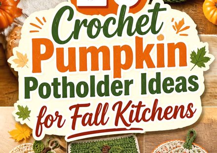 Crochet Pumpkin Potholder Ideas for Fall Kitchens