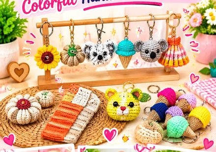 Crochet Keychain Display Ideas for a Colorful Handmade Collection