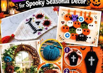 Crochet Halloween Wall Hanging Ideas for Spooky Seasonal Decor