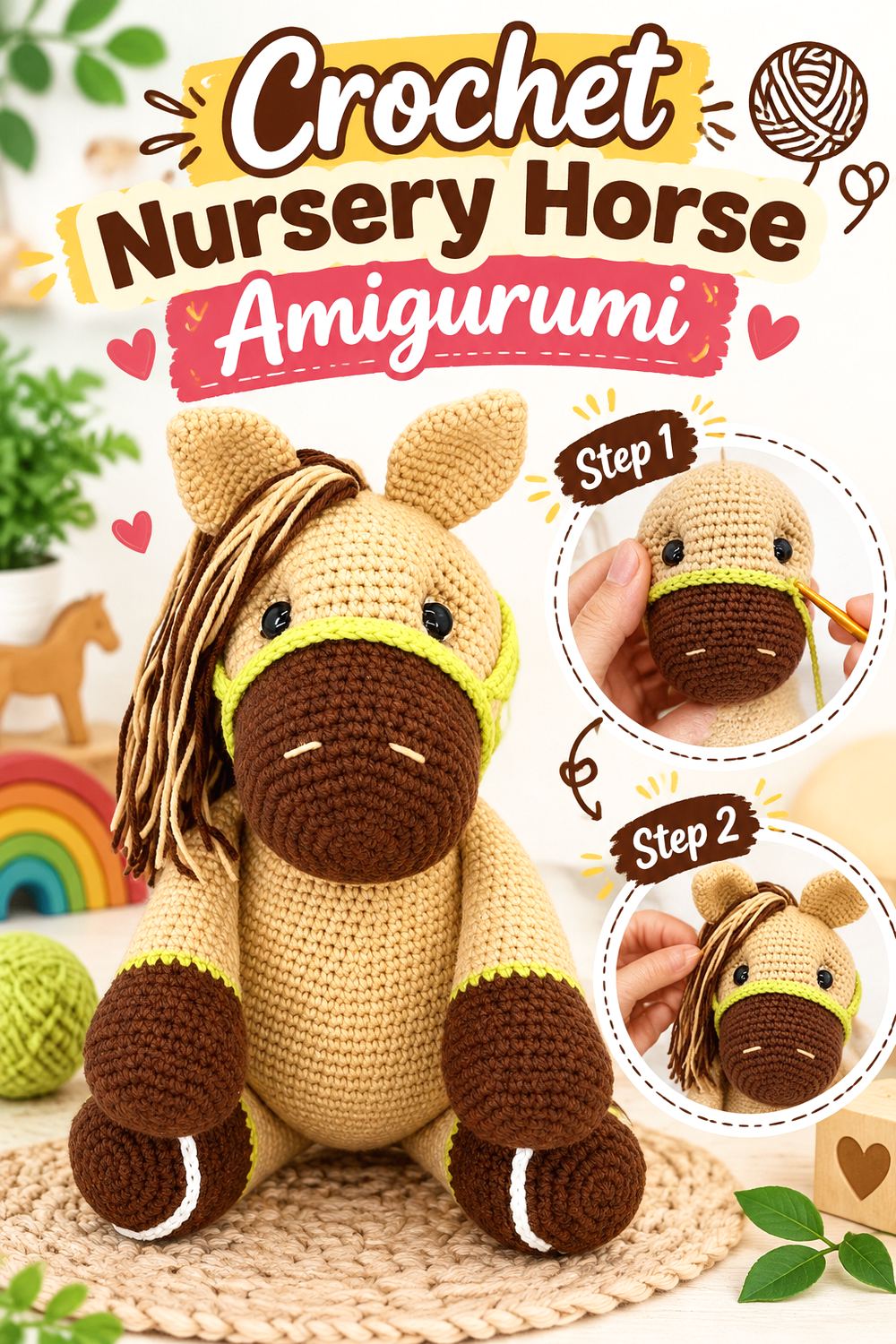 Crochet Nursery Horse Amigurumi
