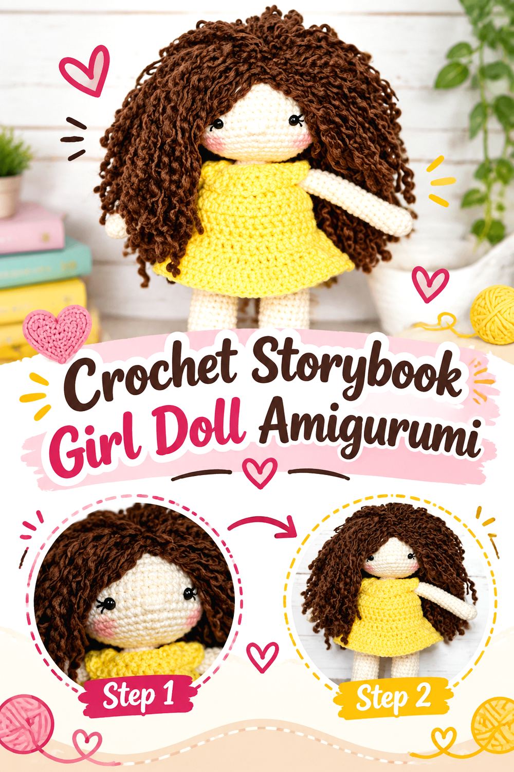 Crochet Storybook Girl Doll Amigurumi